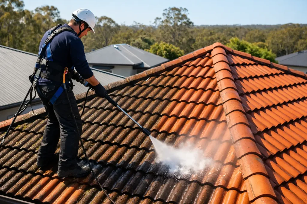 Is Roof Pressure Cleaning Safe for Your Roof?