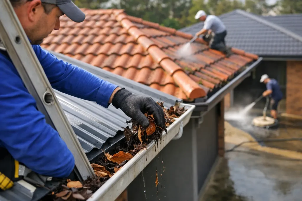 How to Clean Roof Gutters Safely and Properly