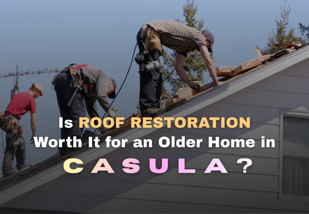 roof restoration in casula